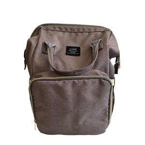 Land mommy and Baby Bag Chic Mom Grey Diaper bag backpack